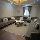كنب مساحة اربعه ف خمسه مع ستاره وطاولات سته قطع