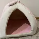 بيت قطط وردي حجم كبير