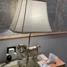 اباجورة هوم سنتر تصميم خيل ذهبي