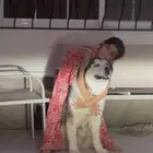 كلب هاسكي انثى للبيع