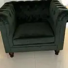 2كنب مخملي مقعد واحد