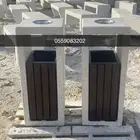 كراسي وأحواض خرسانية تجميلي
