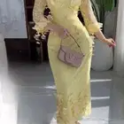 فستان مناسبات ليموني