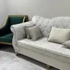 كنب 3 قطع كبيره و كرسين   زوليه 3.5 في 4 مع ستاره من ايكيا
