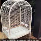 قفص كبير وستاند خشب