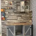 كورنر كوفي مع رف كبير وأثنين وسط وديكور شباك 500ريال