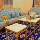 طقم كنب كلاسيك ورق ذهب VIP