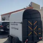 عربة راسين جاهزة لنقل جميع أنواع الخيل