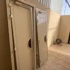 ابواب المينيوم دبل
