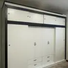 دولاب 4 متر ارفف وادراج نظيف خالي من الكسور والخشب تايلندي