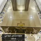 طاولة مجلس لم تستخدم نهائي مرايا عسلي