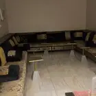 كنب مغربي 12في4 مع ستارتين بدون طاولات