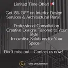 خصم على جميع خدمات التصميم الداخلي والمعماري