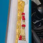 سبحه كهرمان اصفر طبيعي
