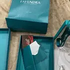 طقم فضه خالص عيار925 مطلي روديوم مرصع فص ابيض نسائي