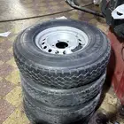 طقم جنوط بكفراته الكفر صيني والجنط صيني استخدام 5شهور