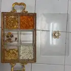 صحن مكسرات من 6 علب
