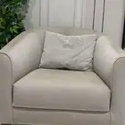 كنبتين لون بيج نضيف للامانه جديد لعدم الحاجه