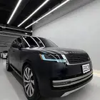 رنج روفر 2023 8 سلندر أسود داخلي بيج