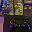 سوني 4 معه 8 اشرطة وحدة تحكم 2