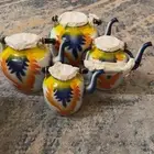 طقم أباريق غضار اصلي لون نادرر