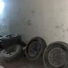 5 جنوط ديزل مع مع كفرات بالون وشاهين