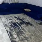 طاوله تلفزيون . ستاره . كنب . فرشه . ستاره . مشمع