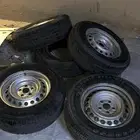 جنوط وكفرات نظيفه مقاس 16 ورفرف هايلكس يسار وكاله