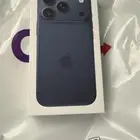 آيفون جديد برو17 كحلي 256 ضمان stc سنتين