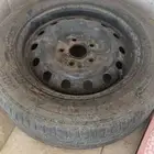 جنط حديد مع كفر