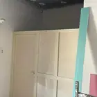 هيكل حاجز المنيوم مع باب