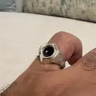 خاتم كامل فضه ع شكل الحجر الاسود