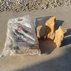 فحم مرباع وحطب مرباع زيتون افريقي