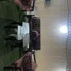 كراسي حديد مع الفرش