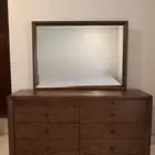 تسريحة و كومدينة خشب طبيعي