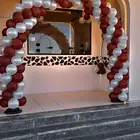 قوس بلونات للأيجار لون او لونين