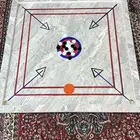 كيرم باكستاني اصلي جديد مع حبوب بلاستيك والبودره والمضرب