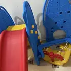مرجيحة وزحليقه وقفص قطاوه مع شنطة