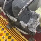 عربية اطفال مقعدين   شماستين تغطي عن المطر و الشمس