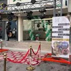 بوابة تراس أقواس بلونات بلونات راقصة للأيجار