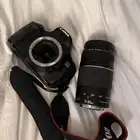 كاميرا كانون eos 600D مع عدسة EF 75-300mm