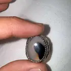 عقيق يماني فضه عيار 925 جديد