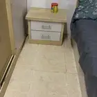 سرير  مع الفراش 2كومندينه  دولاب كبير 6 باب تسرحيه ومقعده