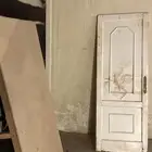 باب خشب وبلاكاش سرير