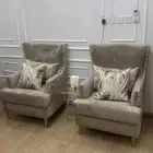 كنب شبه جديد فاخر مع الفرش والستاره للبيع