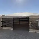 خيمة الضيافة نضام هيكل بدون اطناب