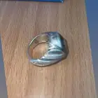 خاتم موزنايت ثقيل شبيه الألماس عيار925 صياقة الشريف