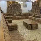 كنب مجلس كبير 9 في 4.70 مع فرشات مع ستاير