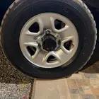 جنوط ديزل جنط 17 مع كفرات دنلوب ابولبنه