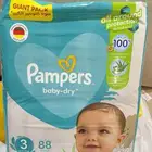 بامبرز مقاس 3 Pampers baby-dry